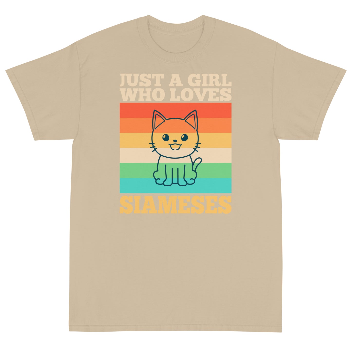 Just A Girl Who Loves Siameses Short Sleeve T-Shirt