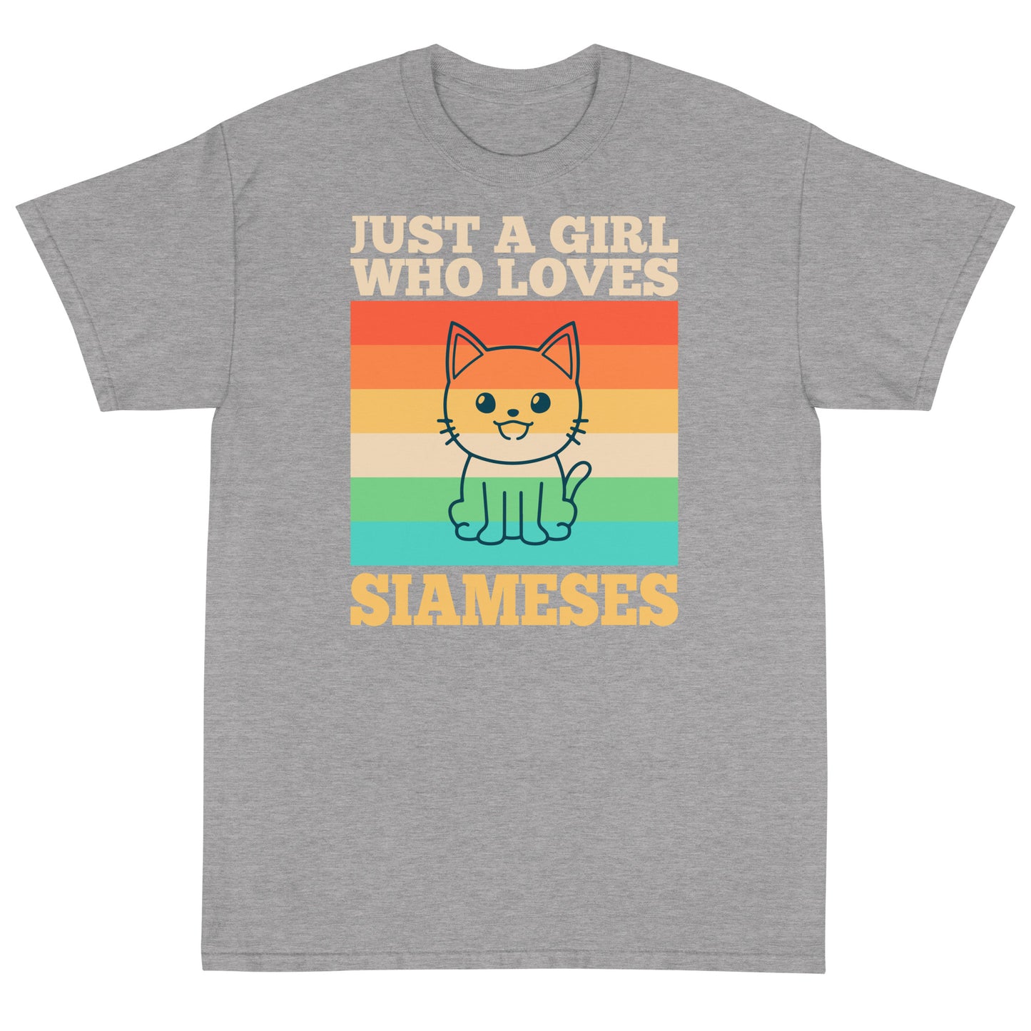 Just A Girl Who Loves Siameses Short Sleeve T-Shirt