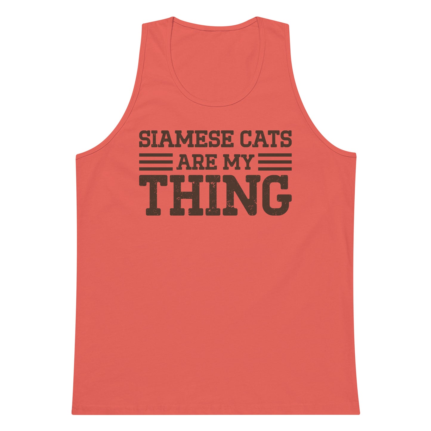 Siamese Cats Are My Thing Men’s premium tank top