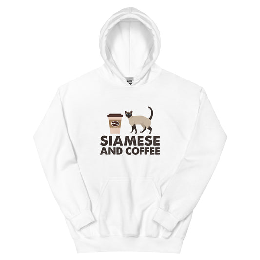 Siamese And Coffee Unisex Hoodie