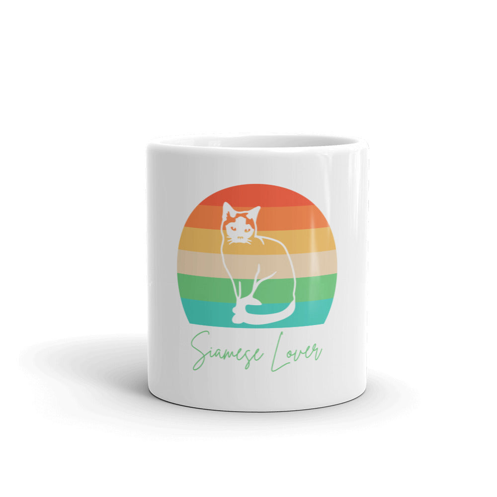 Siamese Lover glossy mug