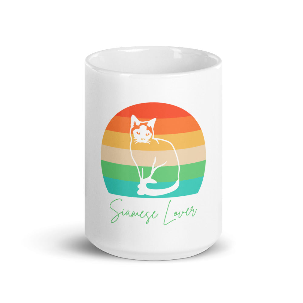 Siamese Lover glossy mug